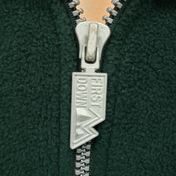 First Down Half Zip Packable Hood Pullover Fleece Hoodie Jacket Sweatshirt XXL - Picture 6 of 15